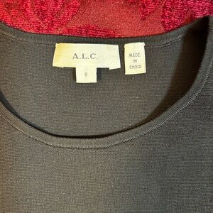 A.L.C. Black Tank Top Small